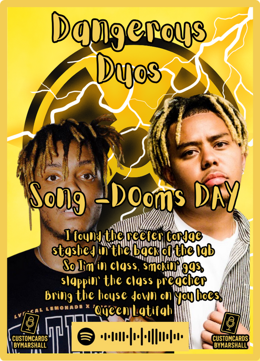 Dangerous Duo Juice Wrld X Cordae DoomsDay Card.